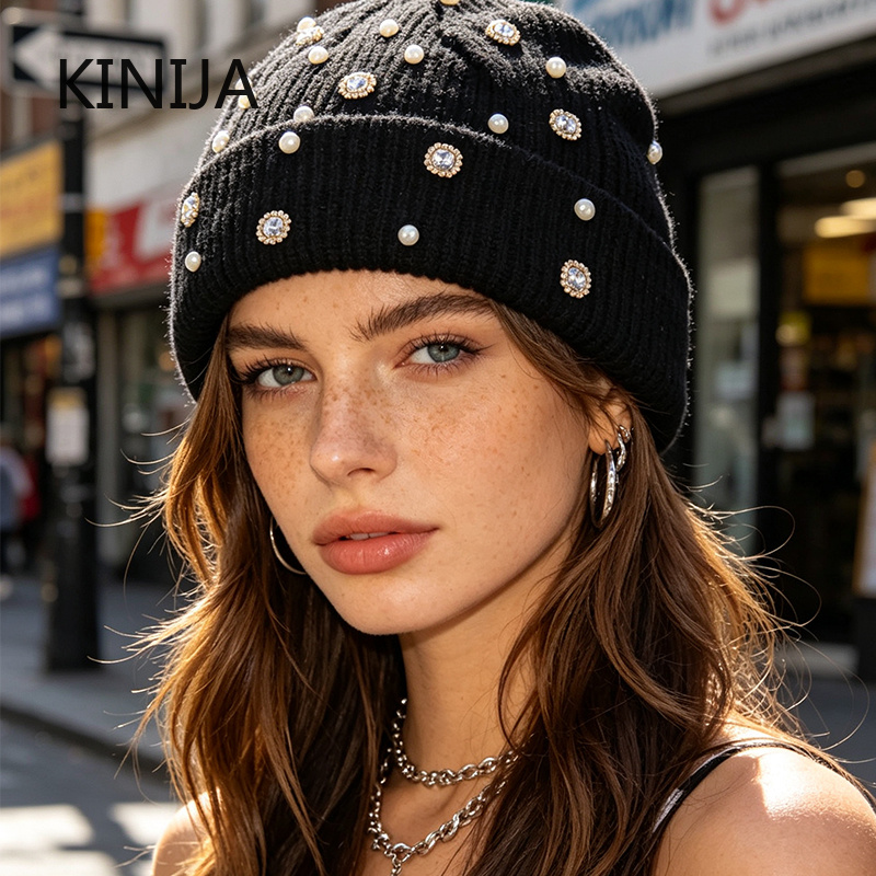 Beanie Cuffed Knit - Berretto Invernale Lavorato a Maglia con