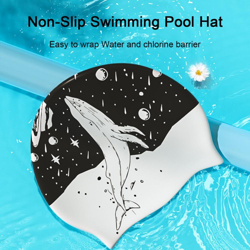 Swim Hat Silicone - Cuffia da Nuoto in Silicone Nera
